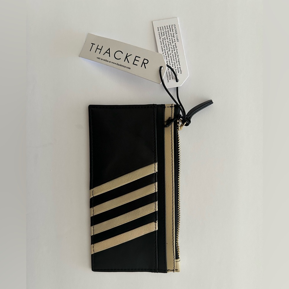 Thacker Black and Cream Wallet - Picture 3 of 4